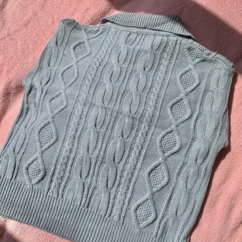 Winter Turn-down Collar Solid Twist Sweater - Image 6