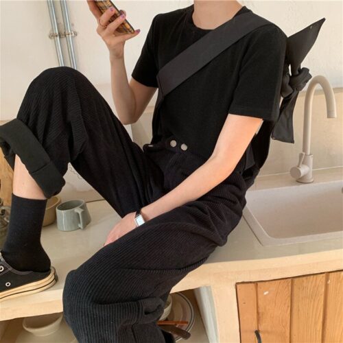 Autumn / Winter Korean Corduroy Loose Solid Pants - Image 4