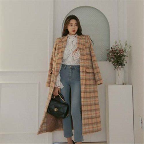 Spring / Autumn Stand Collar Flare Long Sleeves Hollow Out Blouse with Bottoming Camisole - Image 4