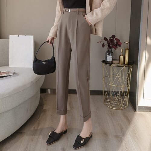 Ankle-Length Straight Pants