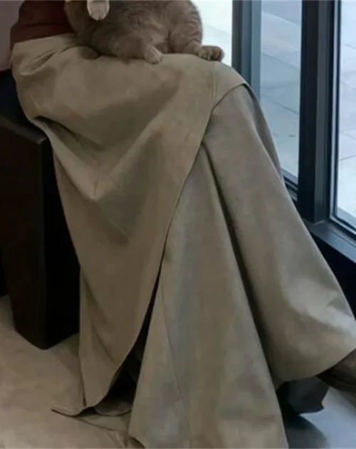 Spring / Autumn Korean Fake Two-piece Wrap Pants